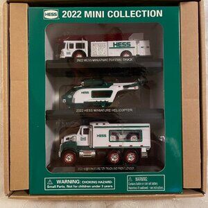 2022 Hess Mini Collection Toy Truck Set. Small scale vintage reproductions NRFB